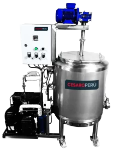 pasteurizador multifuncional con sistema de enfriamiento