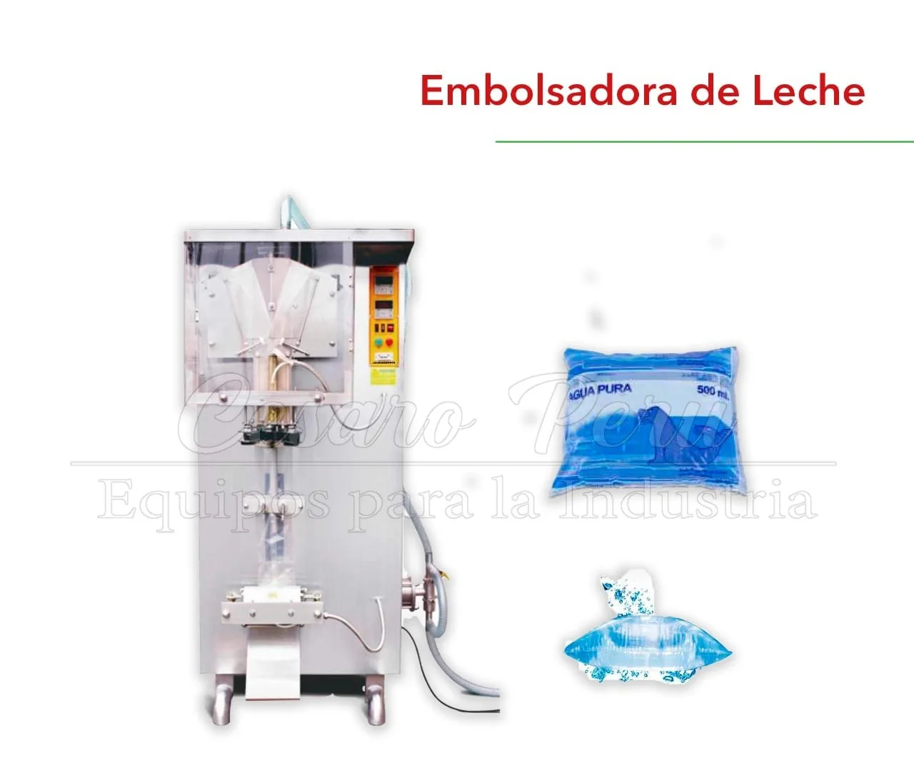 Máquina Envasadora de Leche en Bolsa