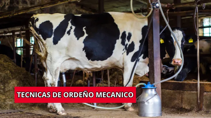 Tecnicas de ordeño mecanico